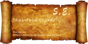 Steinfeld Enikő névjegykártya